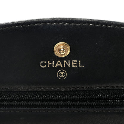 Chanel Caviar Timeless CC Wallet on Chain WOC Black 6 of 7