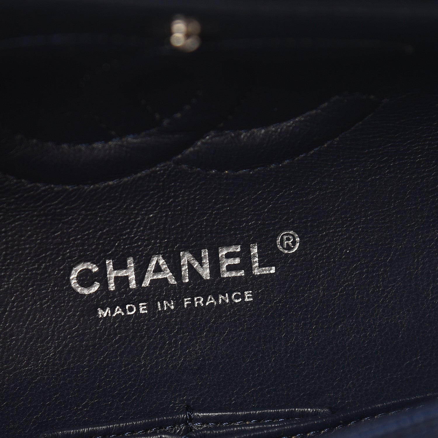 Chanel Caviar Quilted Medium Double Flap Navy 7 of 14