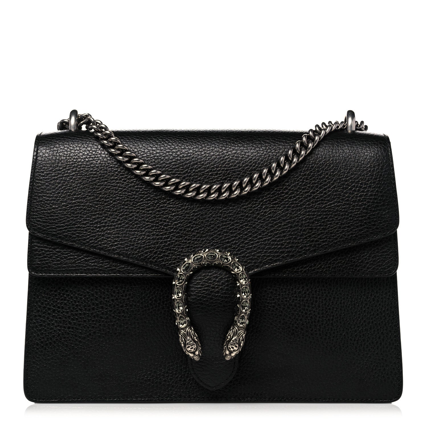Gucci Dollar Calfskin Crystal Medium Dionysus Shoulder Bag Black Black Diamond 1 of 11