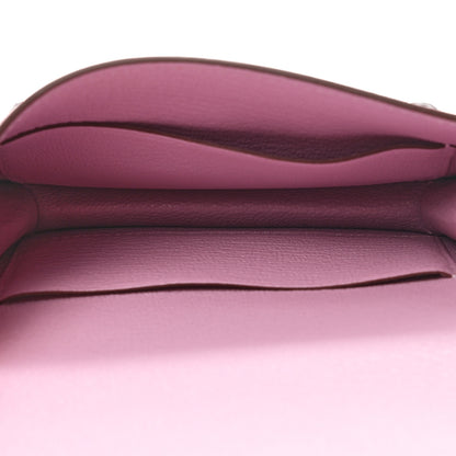 Hermes Chevre Mysore Roulis Slim Wallet Mauve Sylvestre 5 of 9