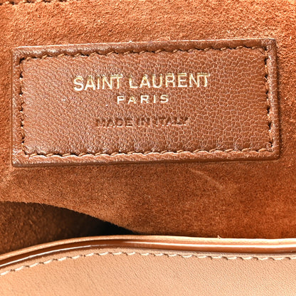 Saint Laurent Smooth Calfskin Le 5 A 7 Hobo Brown 6 of 10