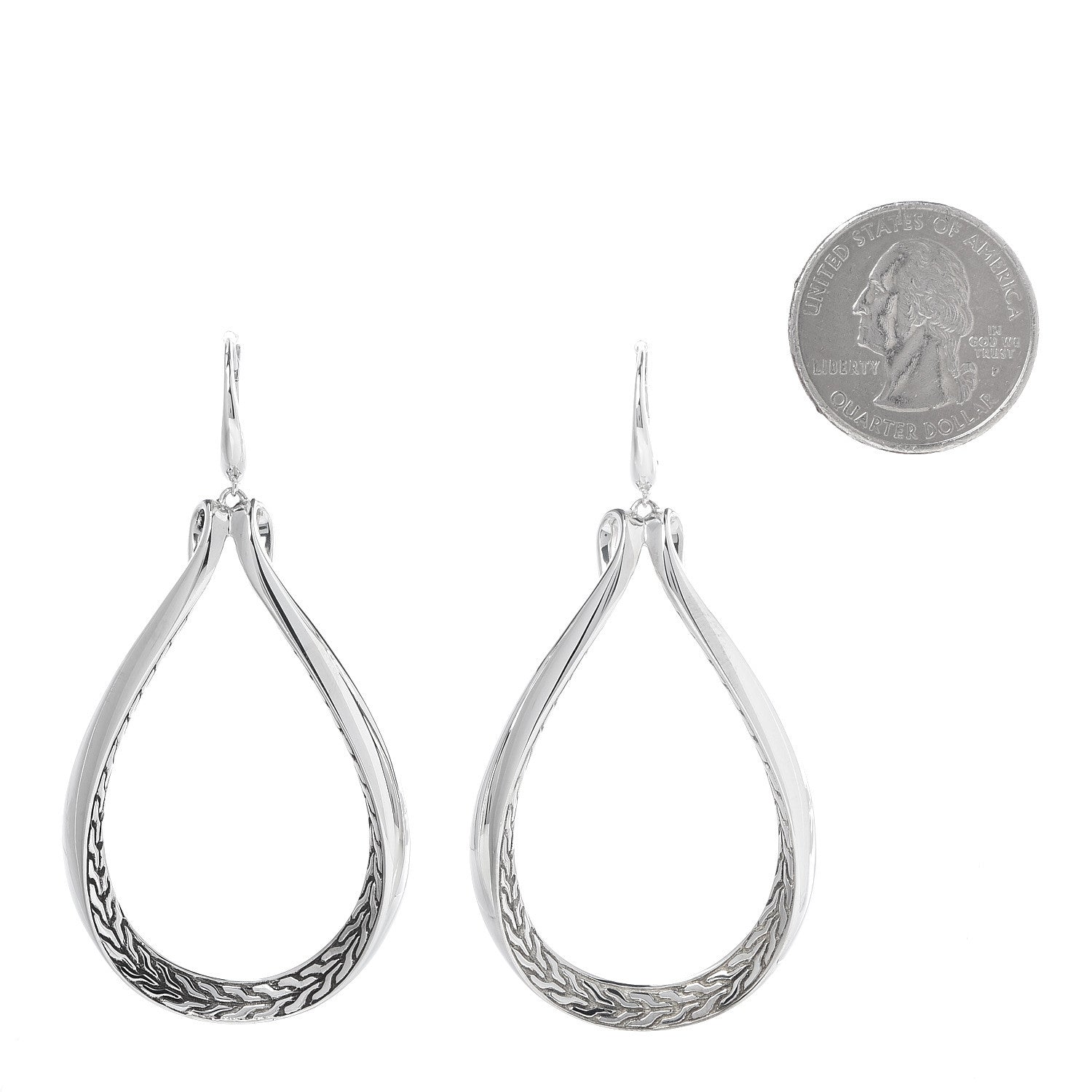 John Hardy JOHN HARDY Sterling Silver Asli Classic Chain Link Drop Earrings 2 of 4