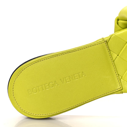 Bottega Veneta Nappa Maxi Intrecciato Lido Flat Sandals 37.5 Kiwi 7 of 8