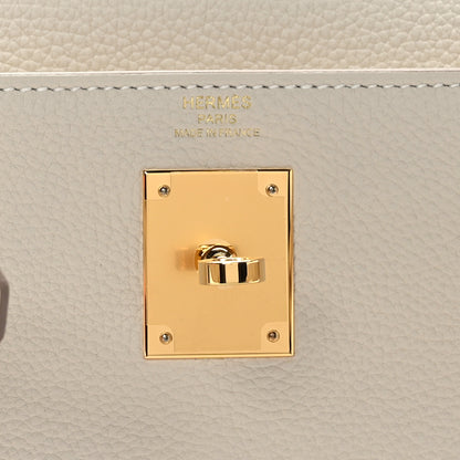 Hermes Togo Kelly Retourne 28 Craie 6 of 10