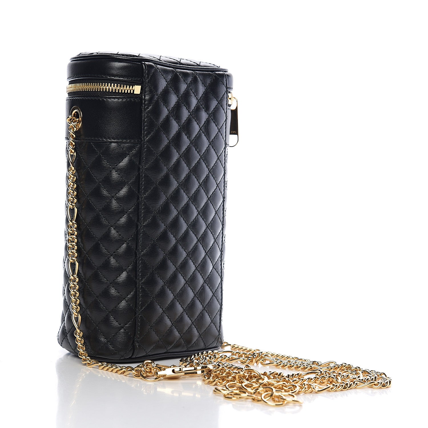 Gucci Calfskin Trapuntata Zumi Belt Bag Black 2 of 9
