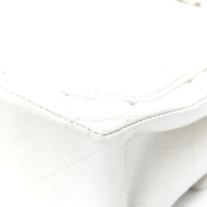 Chanel Lambskin Quilted Mini Square Flap White 10 of 17