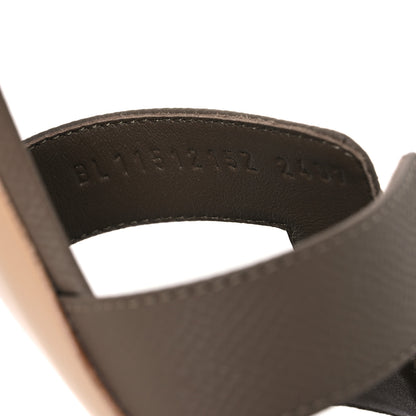Hermes Epsom Oasis Sandals 41 Etoupe 10 of 12
