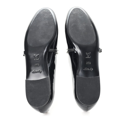 Louis Vuitton Patent Uniformes Ballerina Flat 38.5 Black 6 of 10