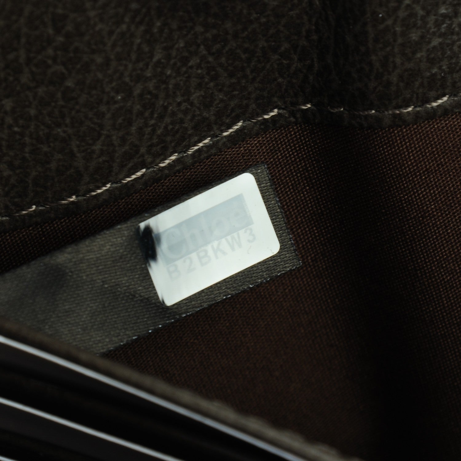 Chloe Grained Calfskin Paraty Long Zip Around Wallet Rock 8 of 8