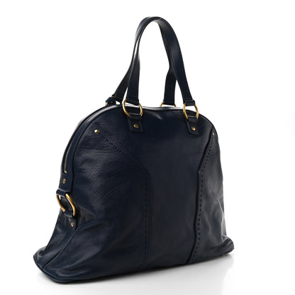 Saint Laurent Calfskin Oversized Muse Dark Blue 3 of 13