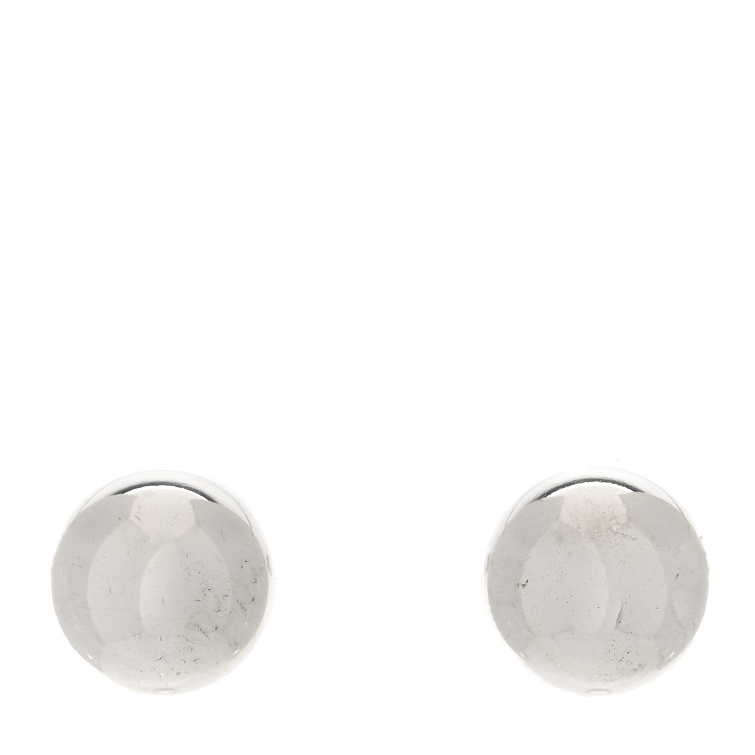 Tiffany Sterling Silver 10mm HardWear Ball Earrings 1 of 4