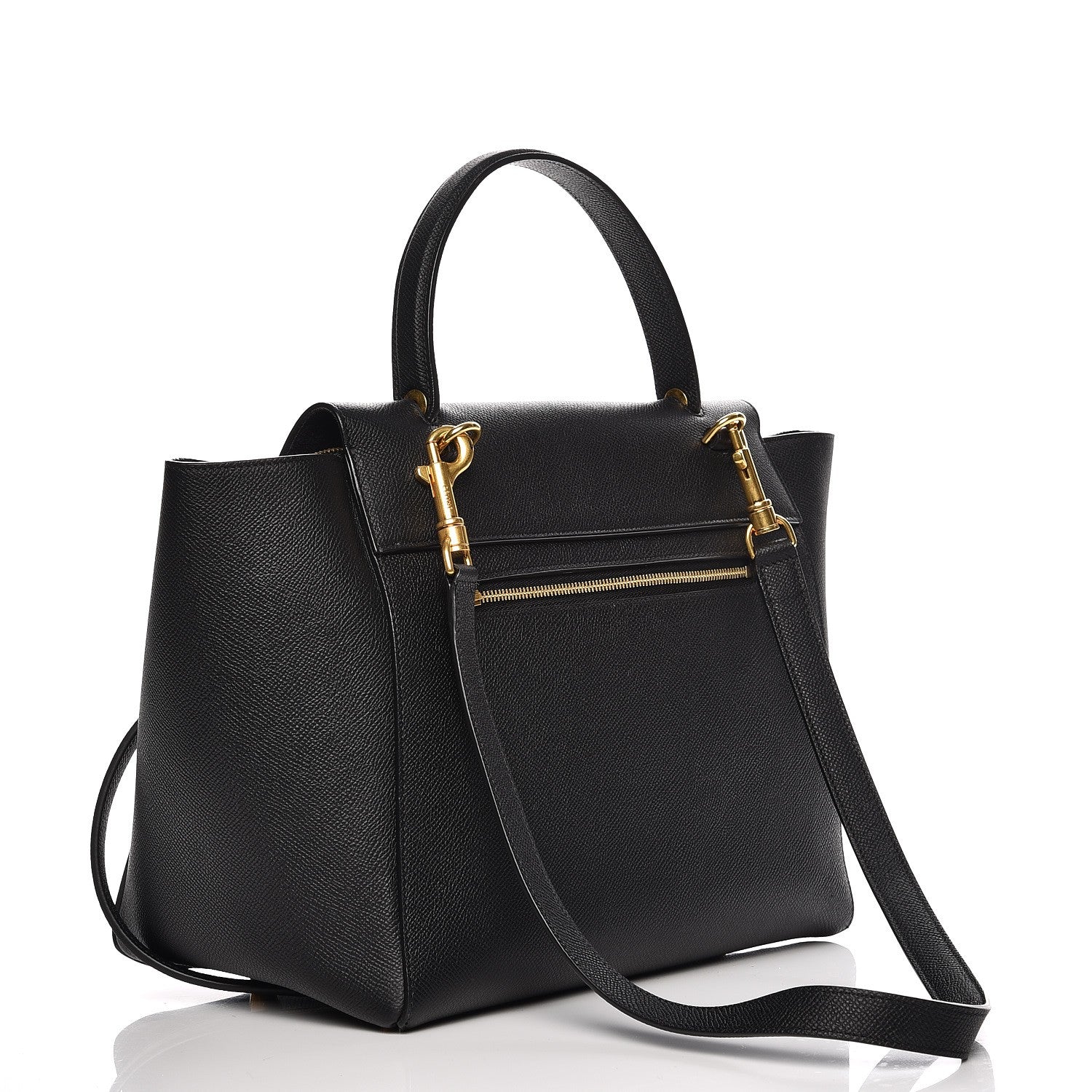 Celine Grained Calfskin Mini Belt Bag Black 4 of 14
