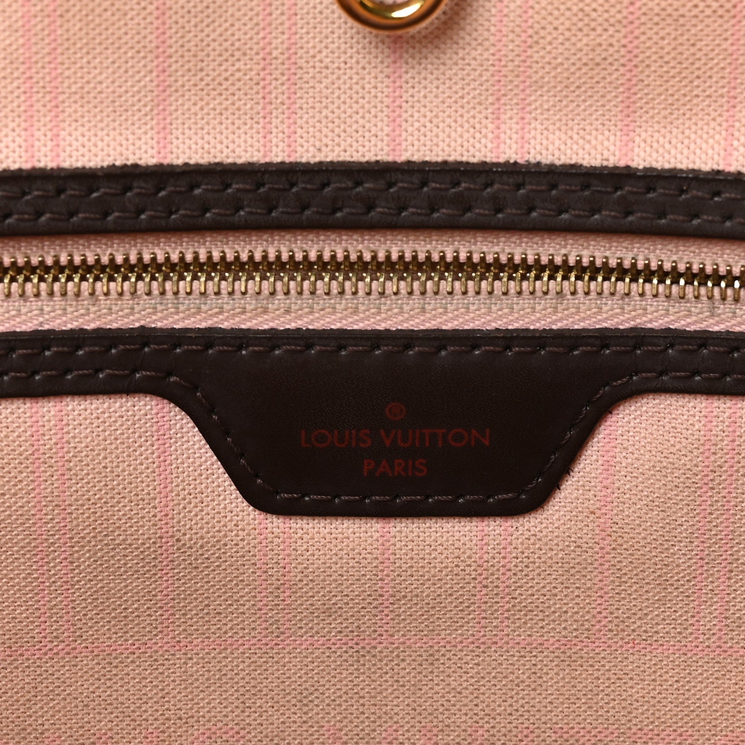 Louis Vuitton Damier Ebene Neo Neverfull MM Rose Ballerine 7 of 13