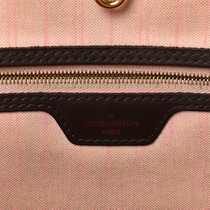 Louis Vuitton Damier Ebene Neo Neverfull MM Rose Ballerine 7 of 13