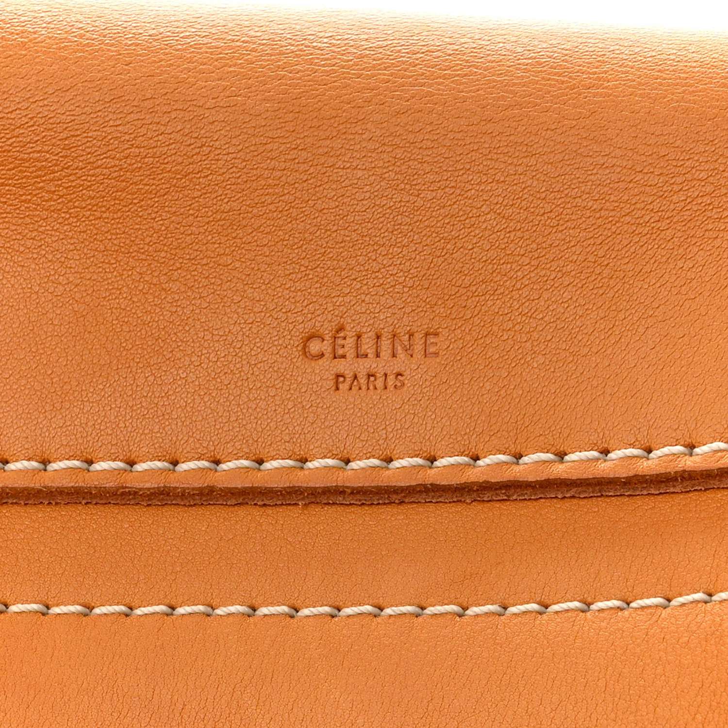 Celine Smooth Calfskin Medium Big Bag Dark Yellow 6 of 10