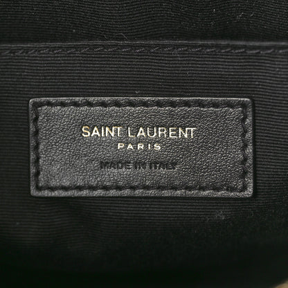 Saint Laurent Calfskin Matelasse Monogram Lou Camera Bag Black 6 of 10