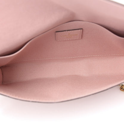 Louis Vuitton Empreinte Pochette Felicie Chain Wallet Rose Poudre 4 of 11