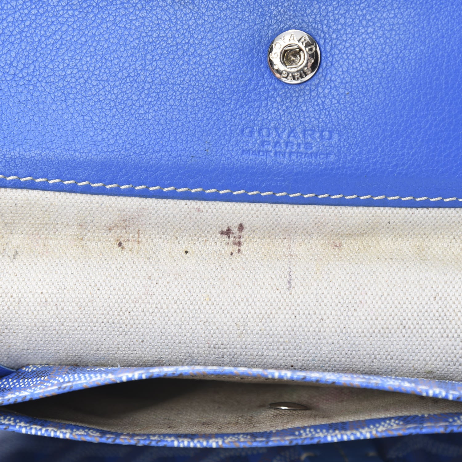 Goyard Goyardine Saint Louis GM Sky Blue 13 of 23