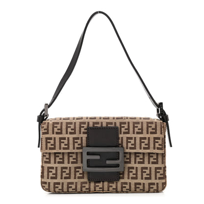 Fendi Zucchino Mini Baguette Tobacco 1 of 9
