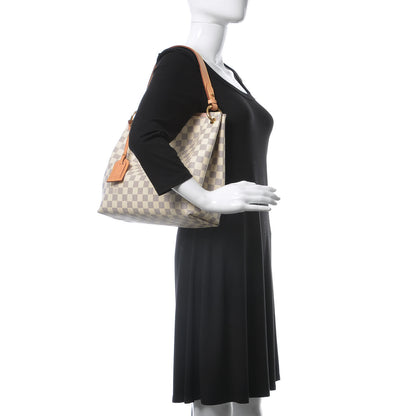 Louis Vuitton Damier Azur Graceful PM Rose Ballerine 2 of 18