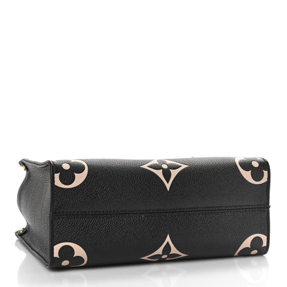 Louis Vuitton Empreinte Monogram Giant Onthego PM Black Beige 4 of 9