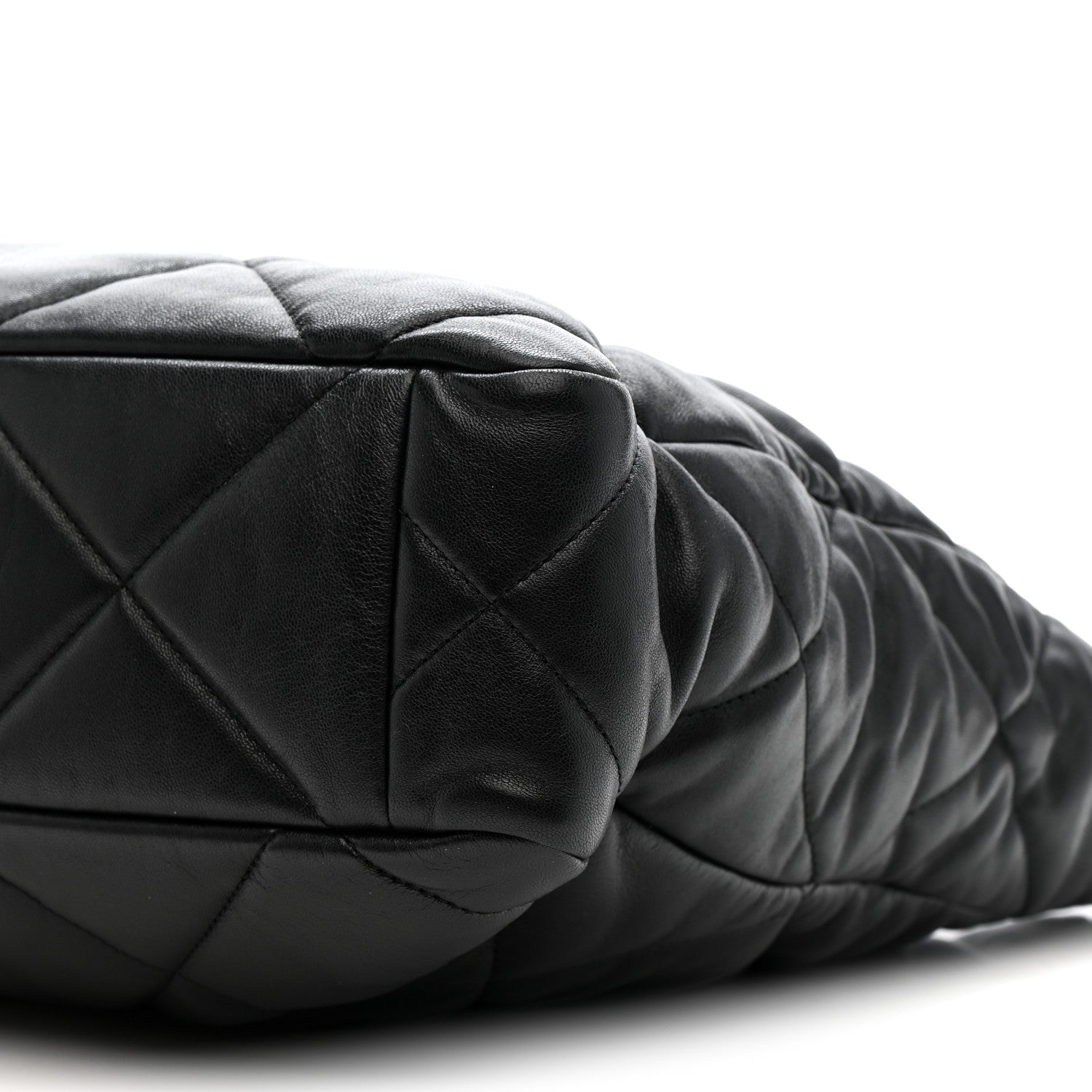 Chanel Lambskin Quilted Chanel 19 Shopping Bag Black 10 of 10