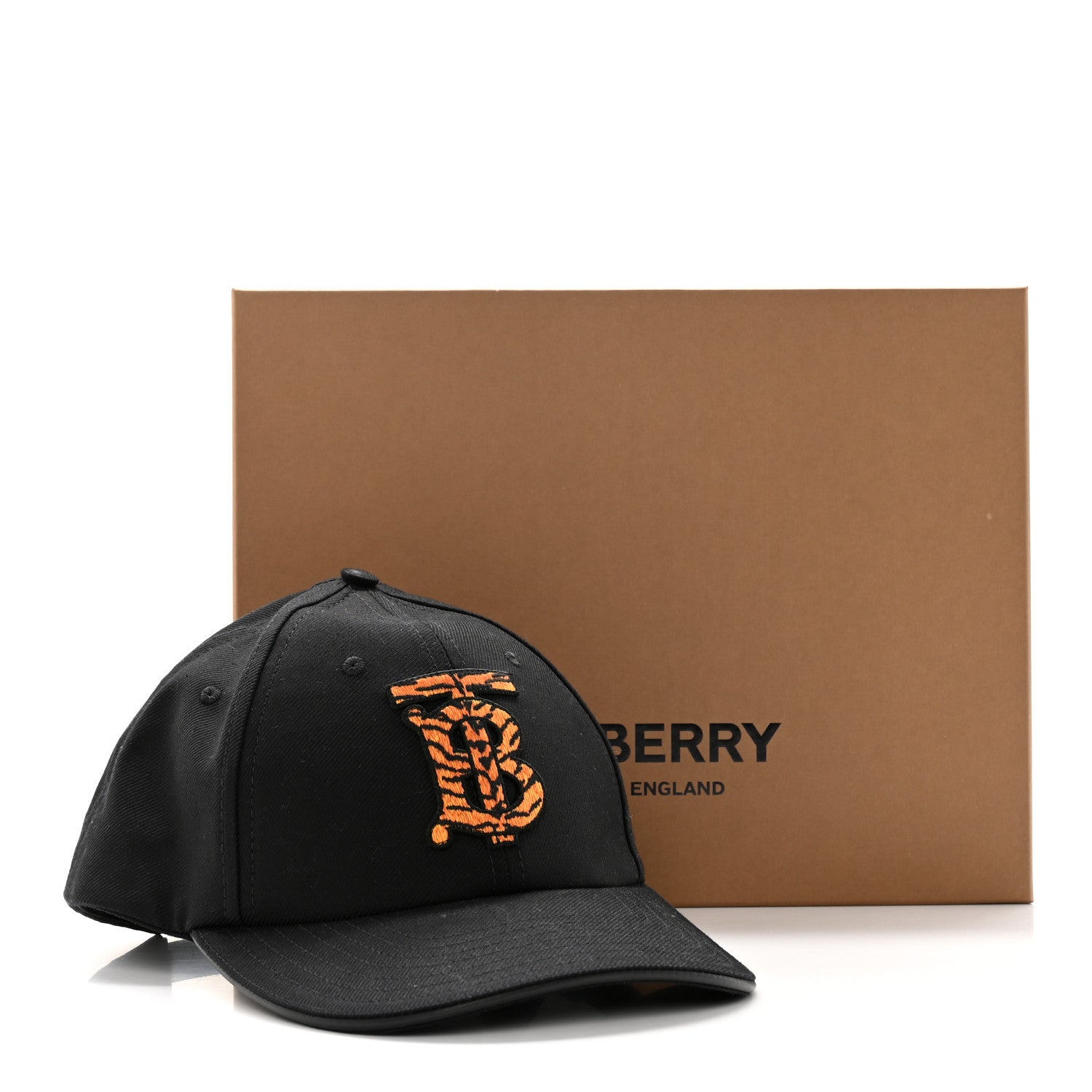Burberry Tiger TB Monogram Baseball Hat L Black 11 of 11