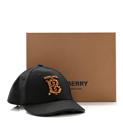 Burberry Tiger TB Monogram Baseball Hat L Black 11 of 11