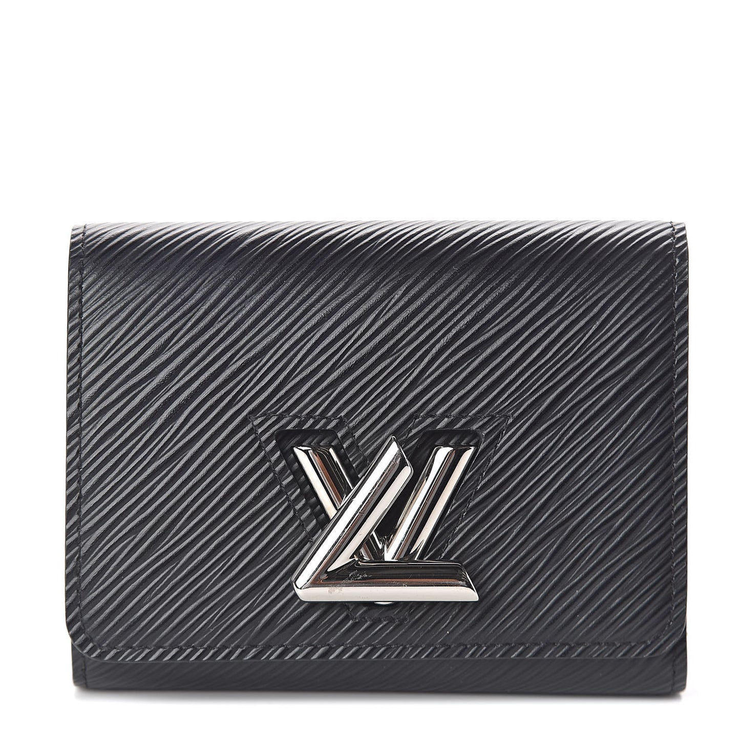 Epi Twist Compact Wallet Black