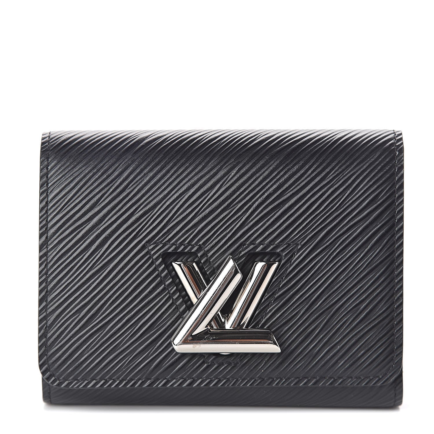 Louis Vuitton Epi Twist Compact Wallet Black 1 of 6