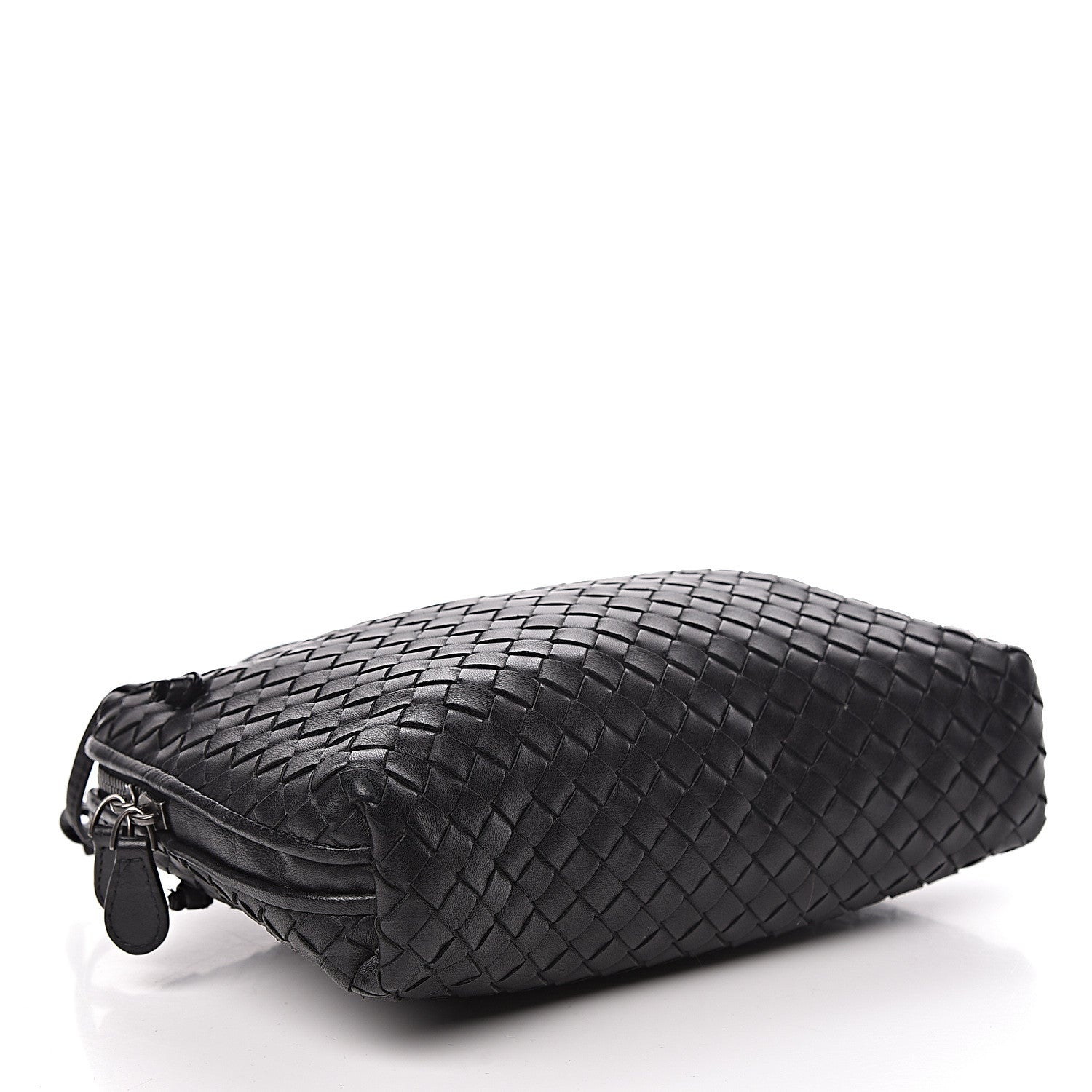Bottega Veneta Nappa Intrecciato Pillow Crossbody Messenger Black 4 of 12