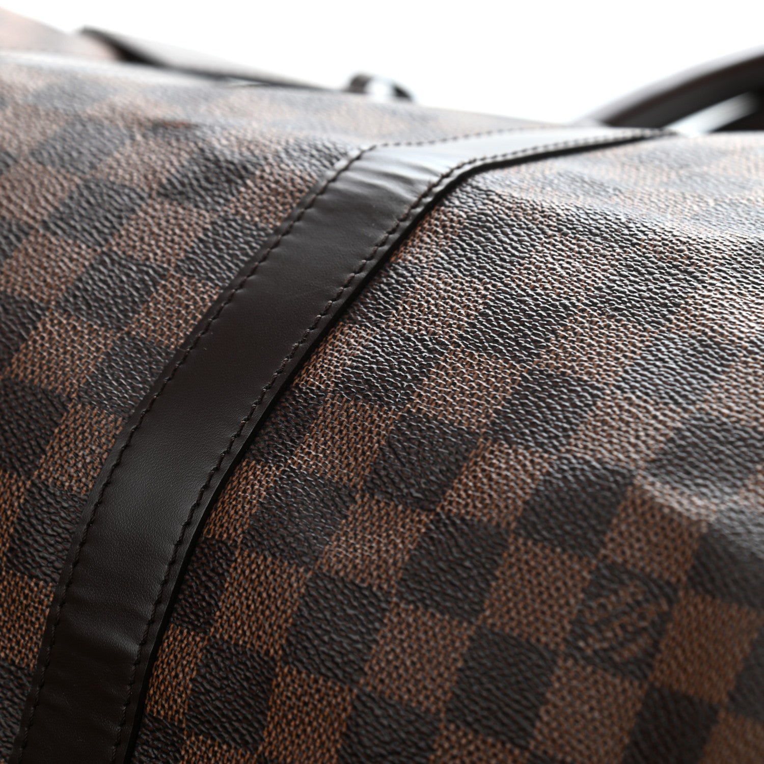 Louis Vuitton Damier Ebene Keepall Bandouliere 55 13 of 17