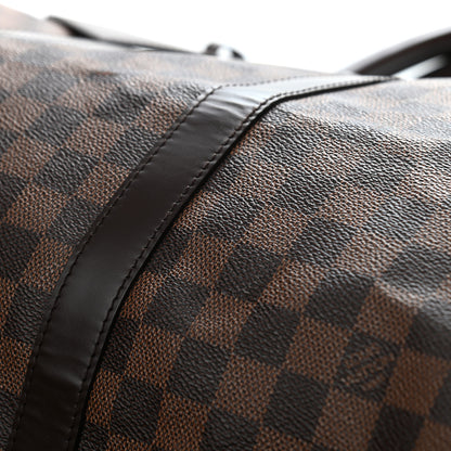 Louis Vuitton Damier Ebene Keepall Bandouliere 55 13 of 17