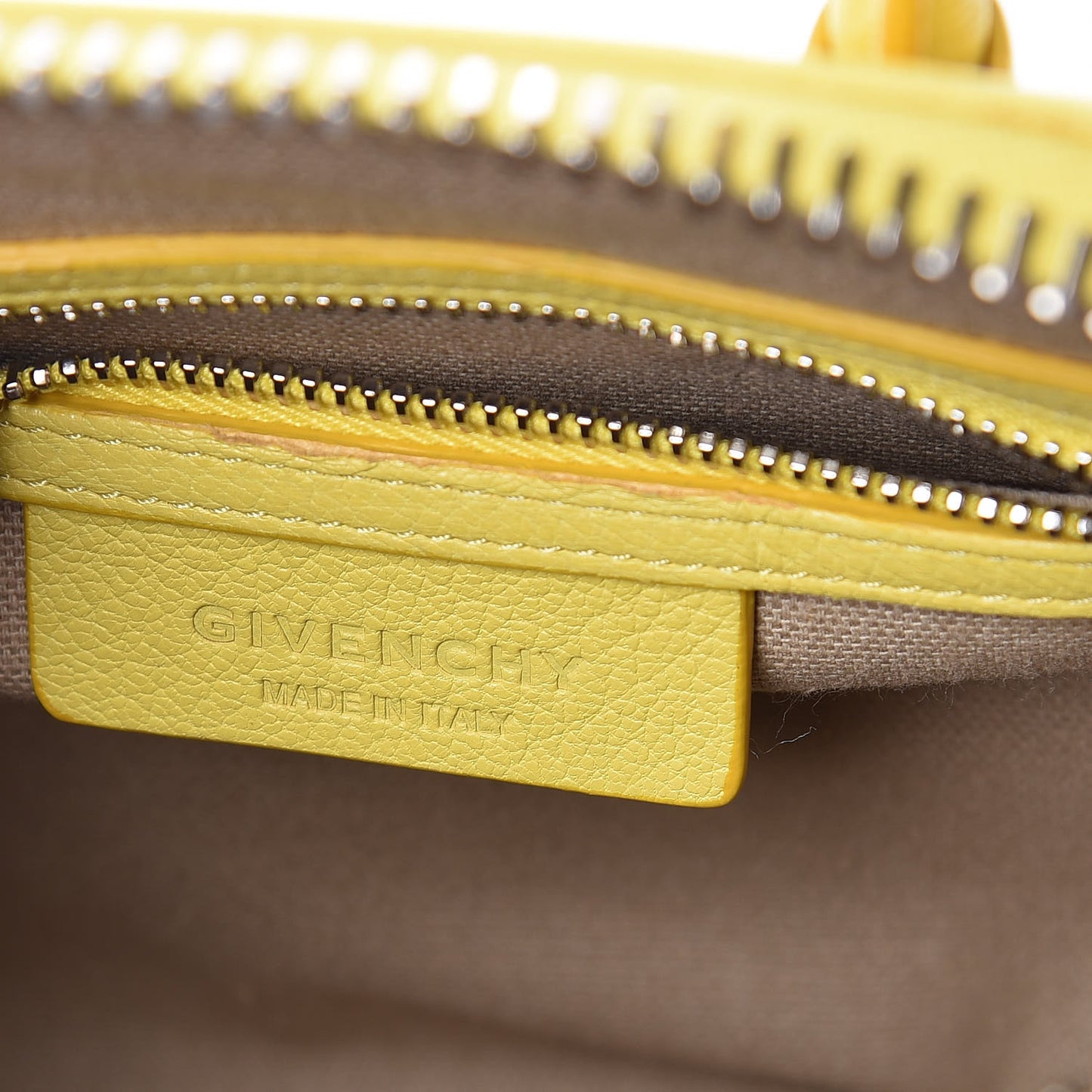 Sugar Goatskin Mini Antigona Yellow