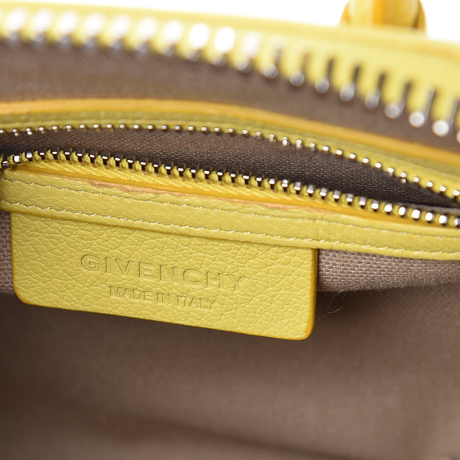 Givenchy Sugar Goatskin Mini Antigona Yellow 6 of 16