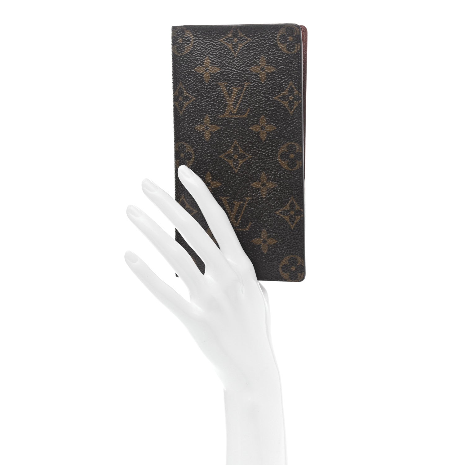 Louis Vuitton Monogram Porte Valeurs Checkbook Wallet 2 of 7
