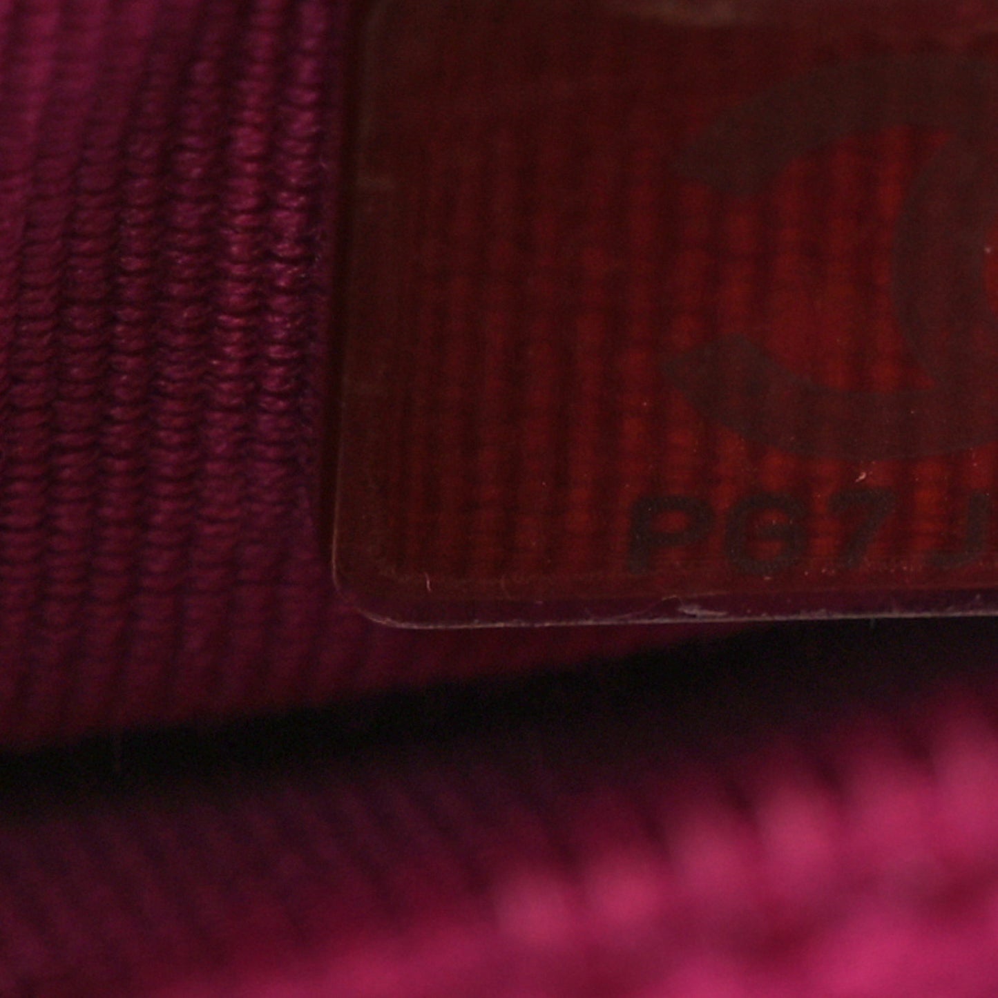 Denim Quilted Nano Kelly Shopper Fuchsia