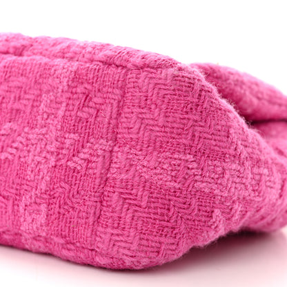 Chanel Tweed Quilted Medium Chanel 19 Flap Pink 10 of 13