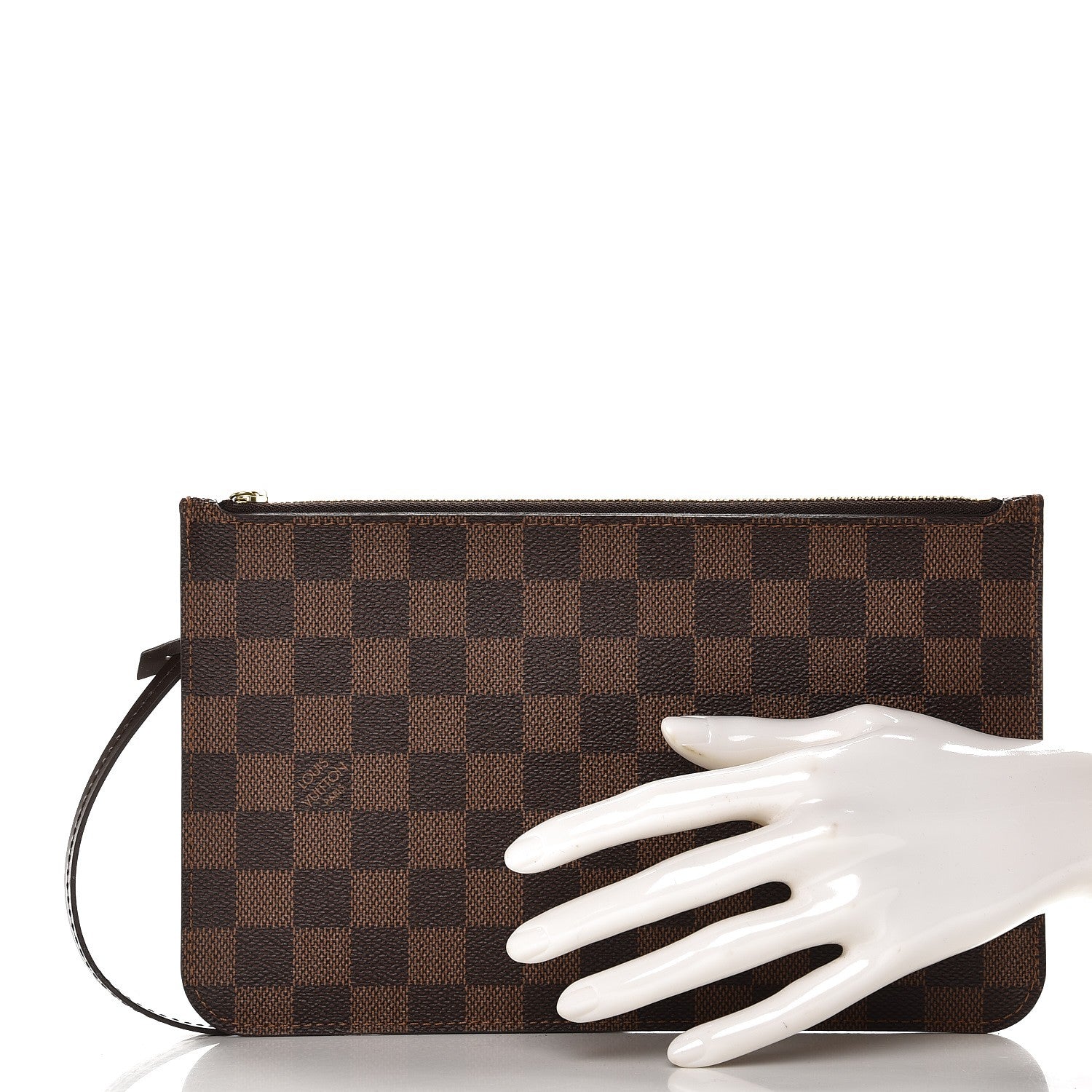 Louis Vuitton Damier Ebene Neverfull MM GM Pochette 2 of 10