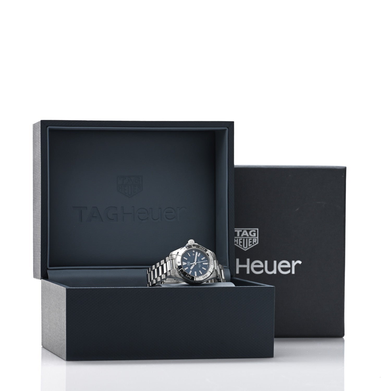 Tag Heuer Stainless Steel 27mm Aquaracer Lady Quartz Watch Blue WBD1412 5 of 5