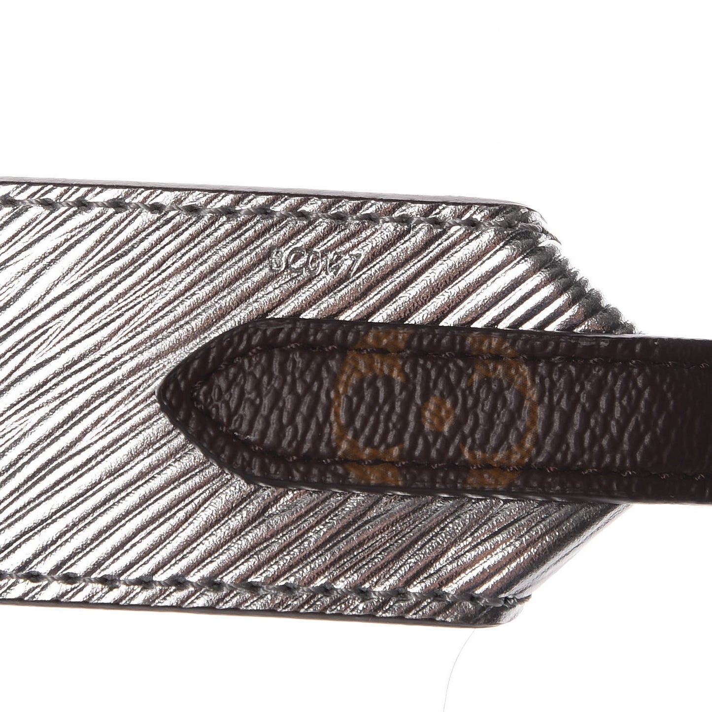 Epi Monogram Bandouliere Shoulder Strap Silver