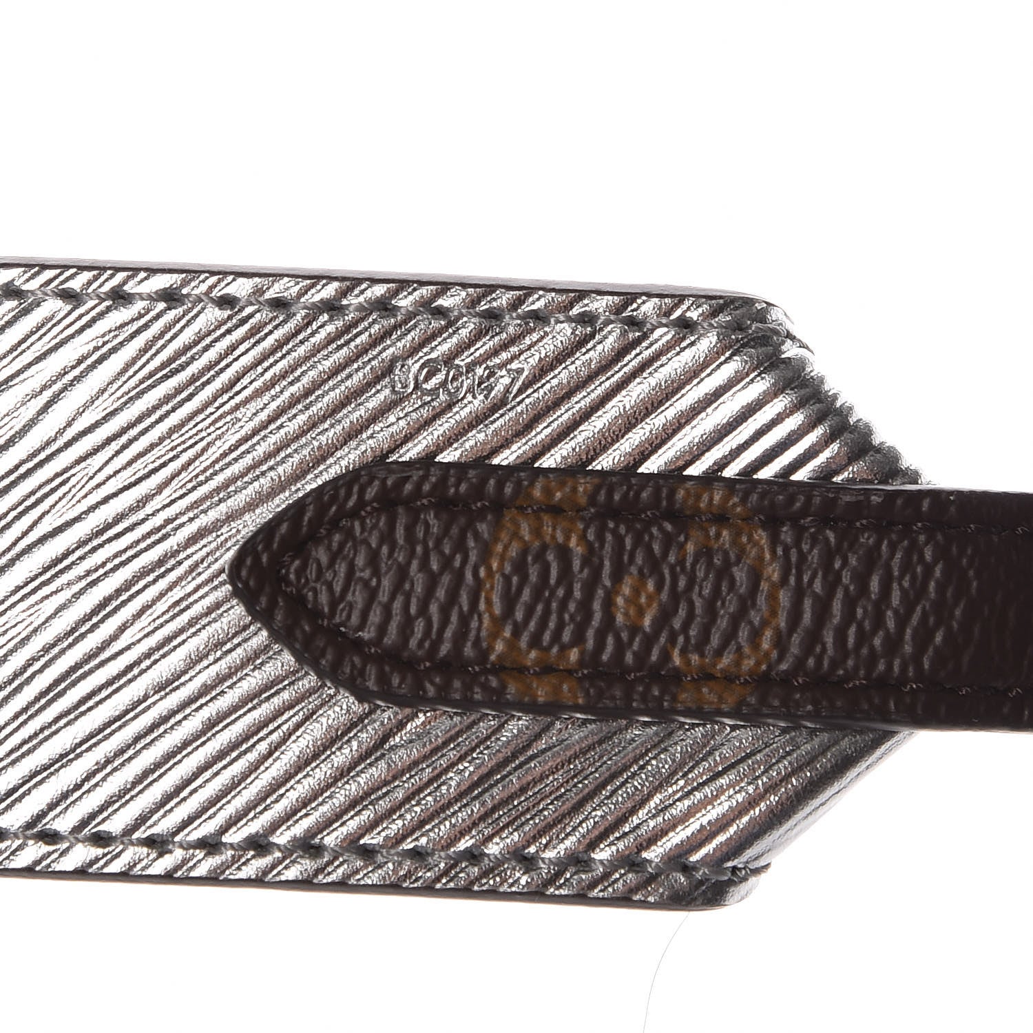 Louis Vuitton Epi Monogram Bandouliere Shoulder Strap Silver 5 of 5