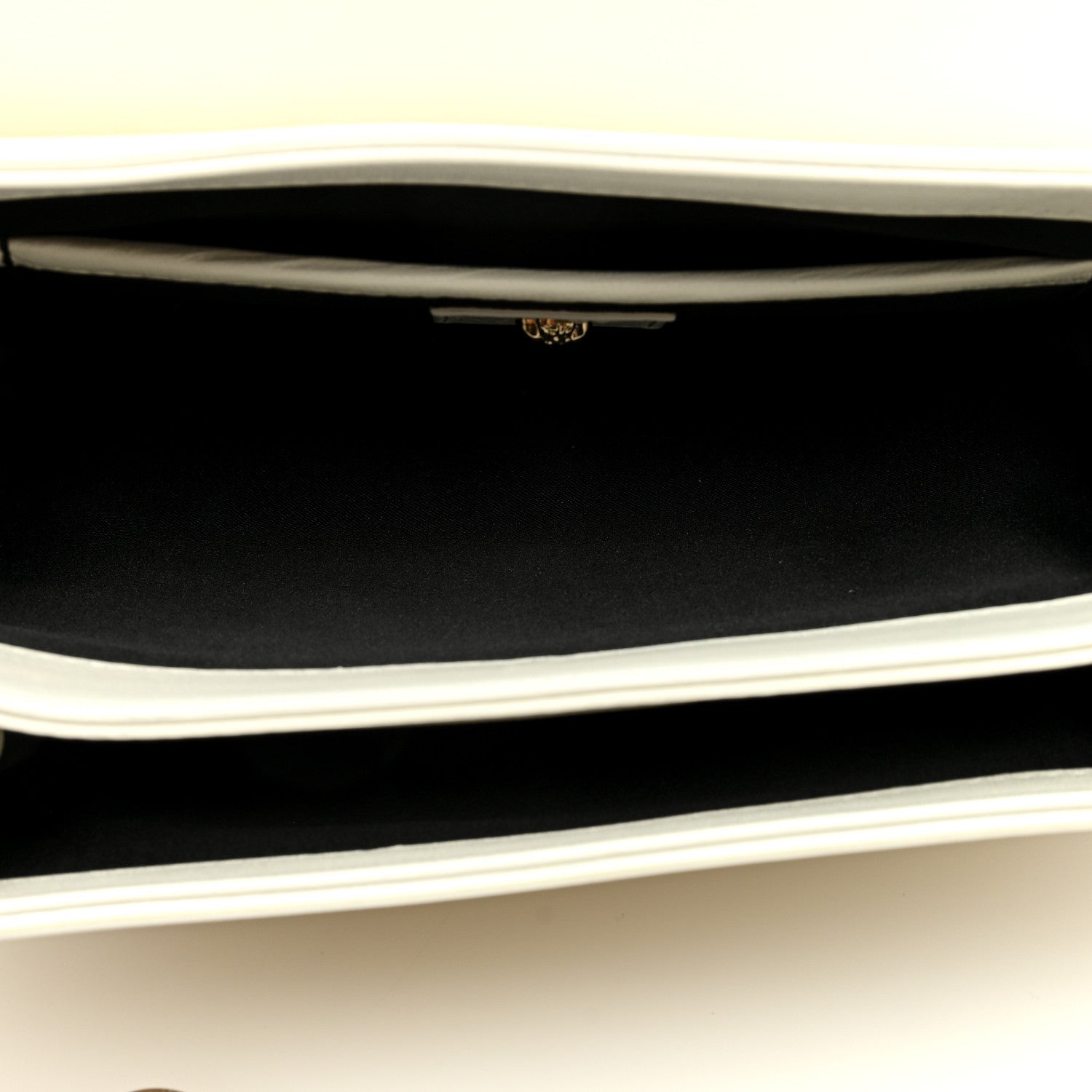 Versace Nappa Palazzo Sultan Shoulder Bag White 5 of 8