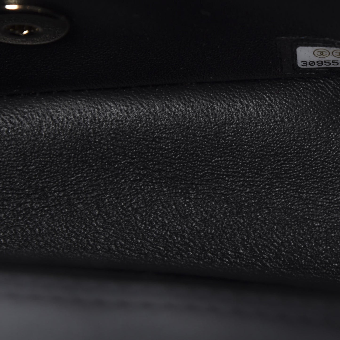 Lambskin Quilted Mini Square Flap Black