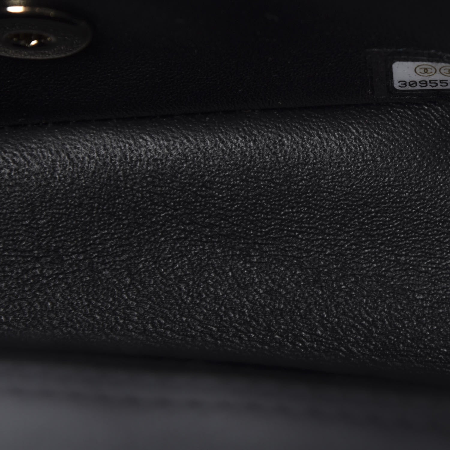 Chanel Lambskin Quilted Mini Square Flap Black 10 of 11