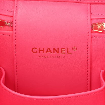 Chanel Caviar Quilted Small CC Vanity Case Rose 6 of 12