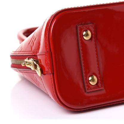 Louis Vuitton Vernis Alma BB Cherry 8 of 9