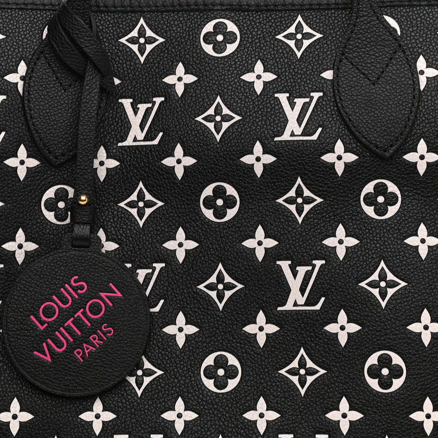 Louis Vuitton Empreinte Spring In The City Neverfull MM Black White Pink 15 of 15