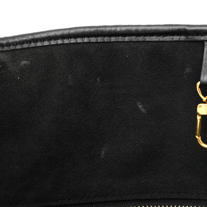 Louis Vuitton Empreinte Monogram Giant Broderies Neverfull MM Cream Black 9 of 12