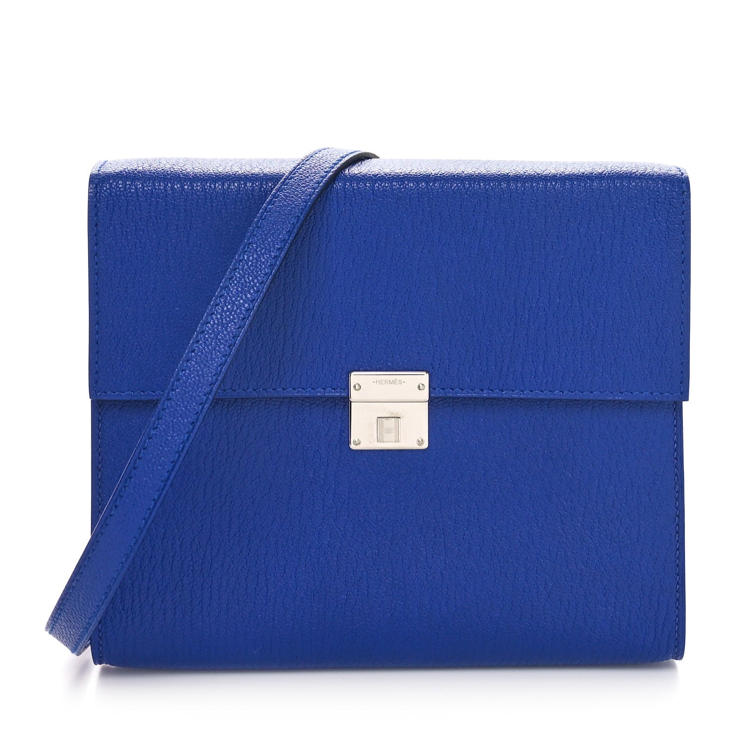 Hermes Chevre Mysore Clic 16 Wallet Bleu Electrique 1 of 11